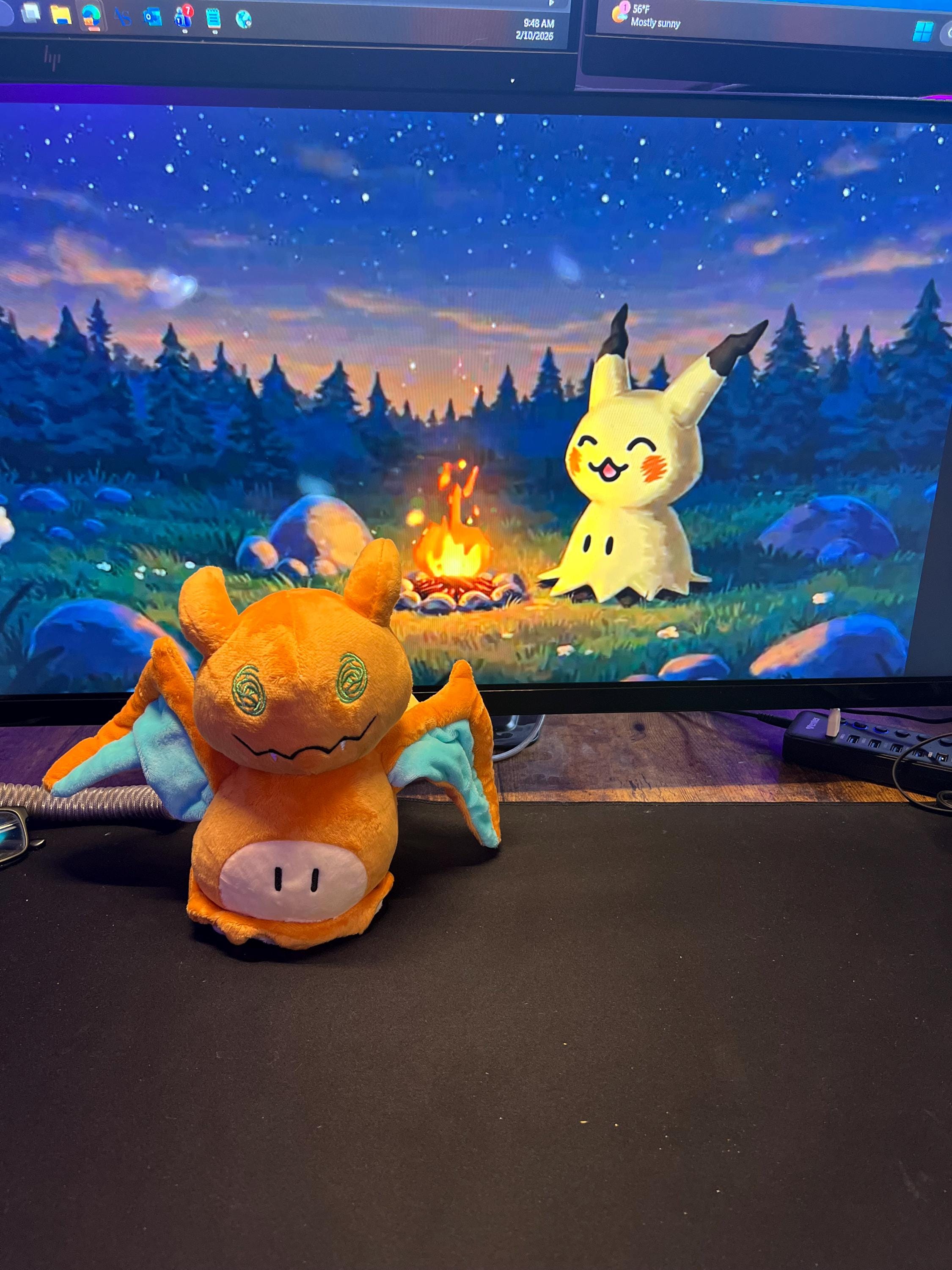 Mimikyu Legendary Fushion Plushie Toy - Charizard, Lugia, Snorlax