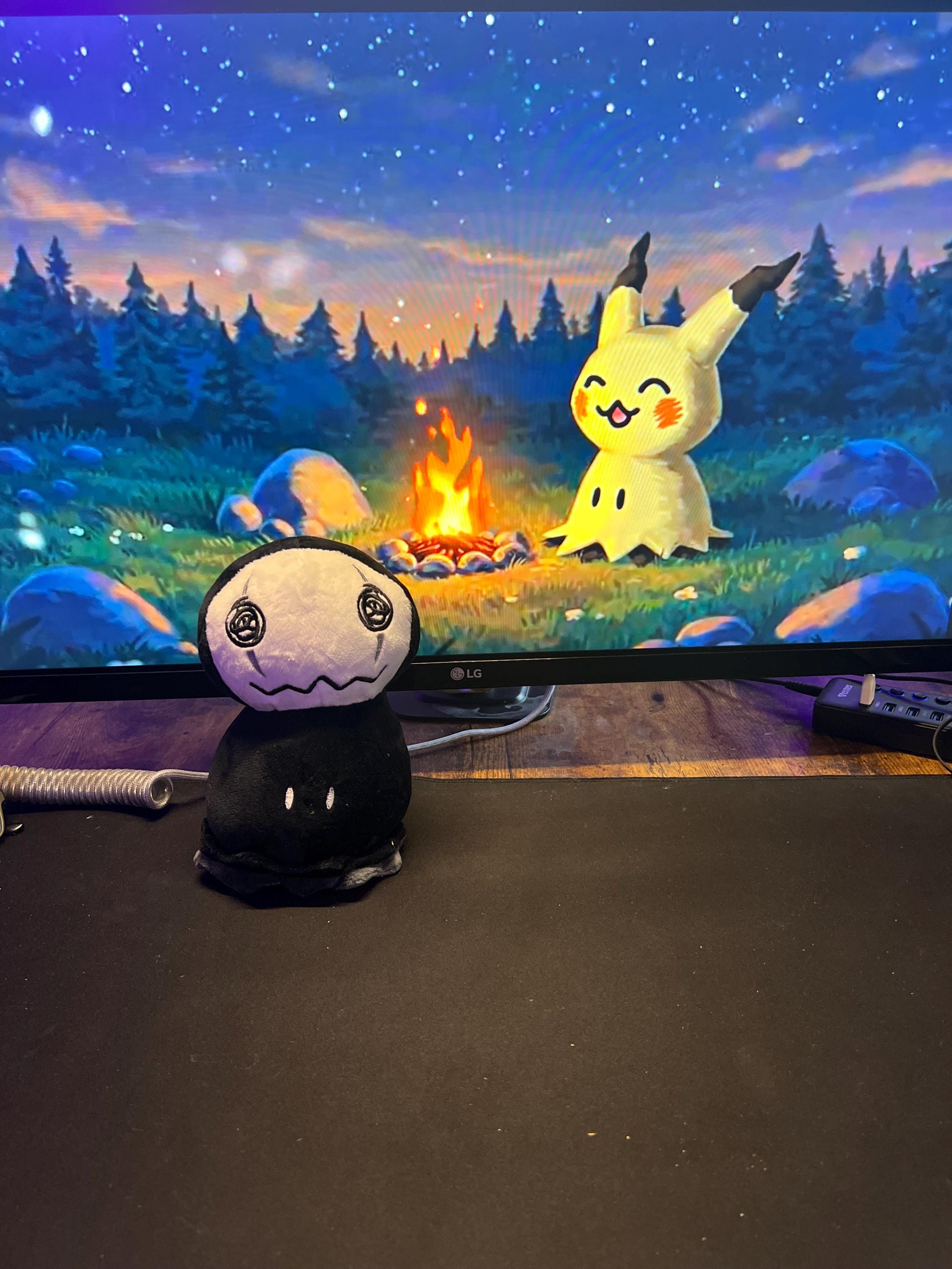 Mimikyu Anime Fushion Plushie Toy - Hatsune and No Face