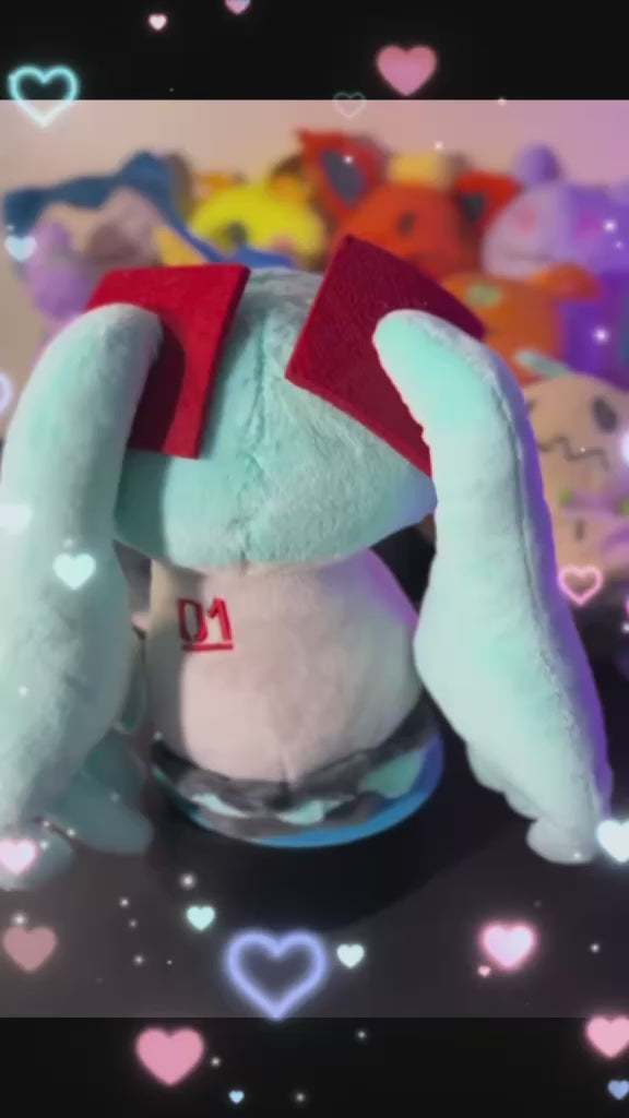 Mimikyu Anime Fushion Plushie Toy - Hatsune and No Face